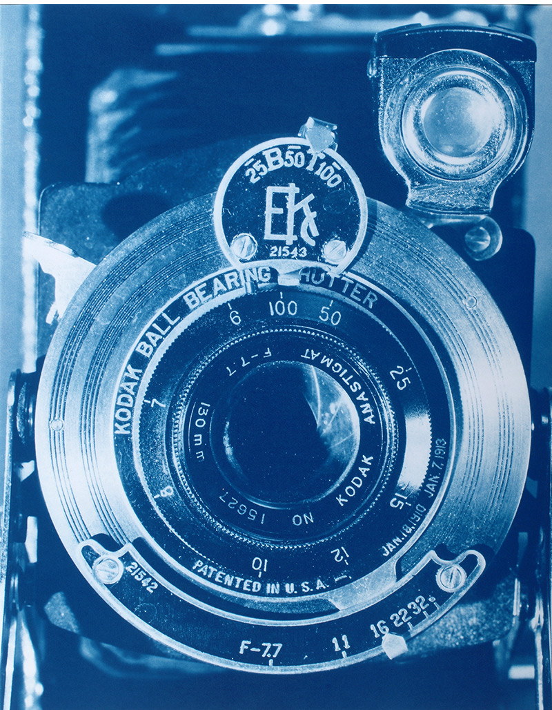 kodak camera cyanotype photograph